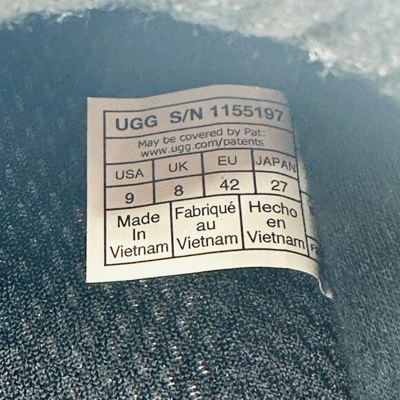 UGG Men's Tasman IOE Inside Outside Everywhere Slippers Black 1155197 Size 9 - Picture 11 of 11